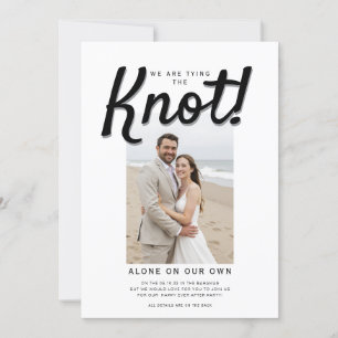 Invitation Correspondance du noeud réception de mariage code