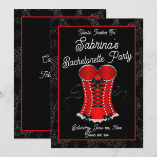 Invitation Corse rouge Flirty