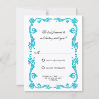Cosmopolitan Flourish et Swirls RSVP