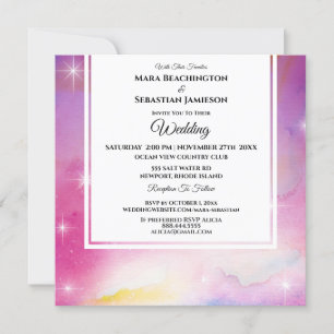 Invitation *~* Cosmos RSVP Site web Nebula Celestin Mariage
