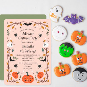 Invitation Costume de fête d'anniversaire Spooktacular Hallow