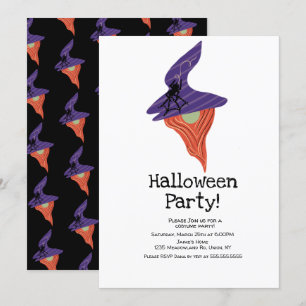 Invitation Costume de fête d'Halloween Gnome Doodles