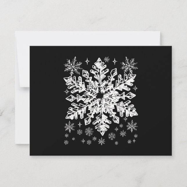 Invitation Costume de flocon de neige Hiver Noël Matching Men (Devant)