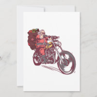 Costume de Noël père Noël Biker pour les motards