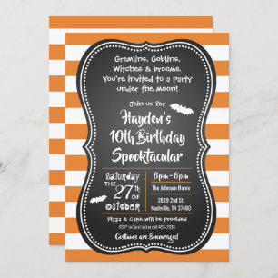 Invitation costumée pour les enfants de la fête d'