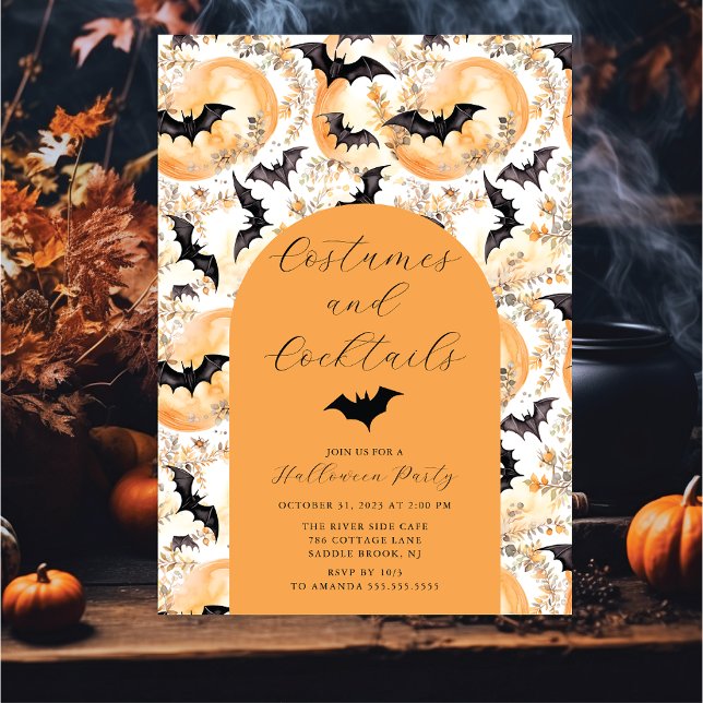 Invitation Costumes & Cocktail Halloween Party (Créateur téléchargé)