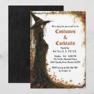 Invitation Costumes & Cocktails I Witch