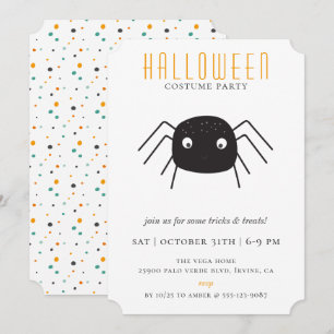 Invitation Costumes de l'Halloween plus doux