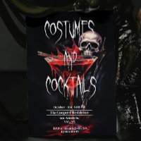 Costumes et cocktails Halloween sanglant adulte