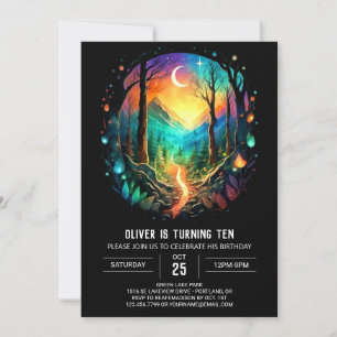 Invitation Cottage Elégant Boho Anniversaire