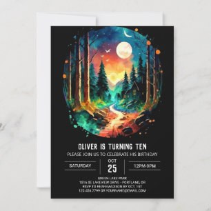 Invitation Cottagecore Adventure Attend Magique Anniversaire