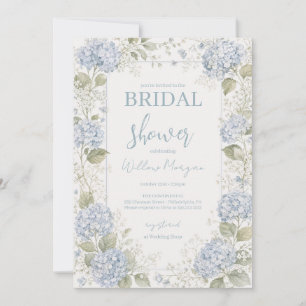 Invitation cottagecore Hydrangea Baby Shower de Mariée