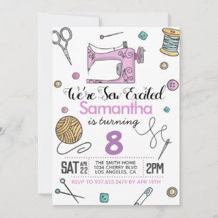 Invitation Coudre Excitée