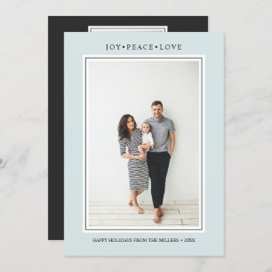 Invitation Couleurs simples   Élégante SAGE Vertical Multi Ph