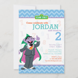 Invitation Count von Count Anniversaire