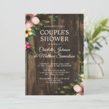 Invitation CountryParty de Rustic Woodsy