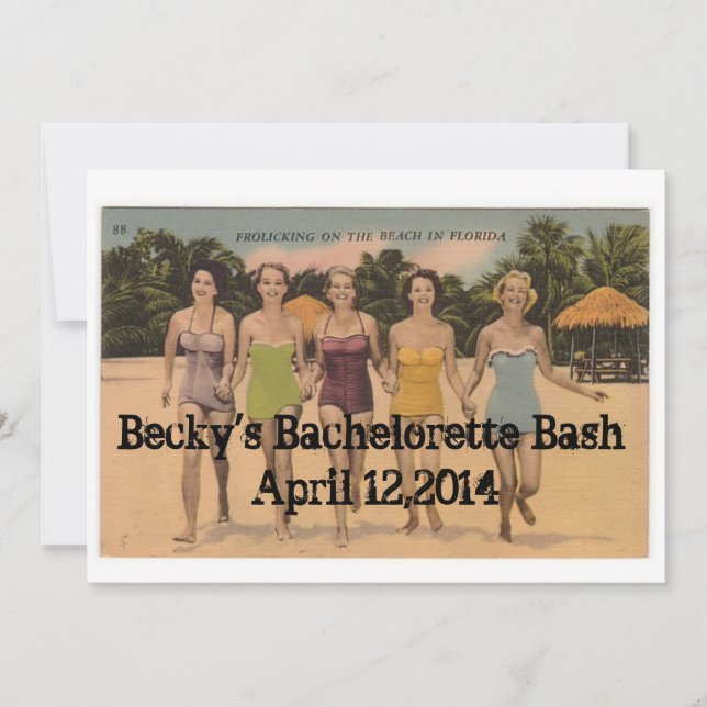 Invitation Coup de Bachelorette (Devant)