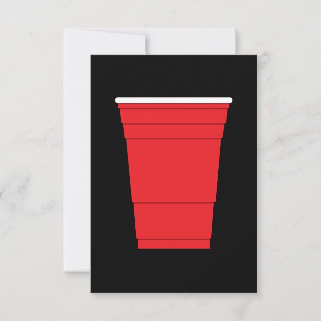 Invitation Coupe Red Party  (Devant)