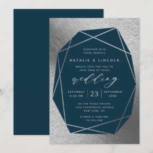 Invitation Couper Gemstone N'Importe Quelle Couleur Faux Mari