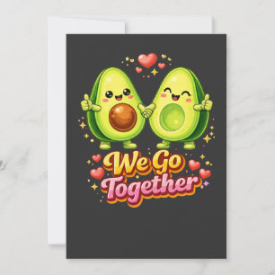 Invitation Couple de jolis avocats « Nous allons ensemble » –