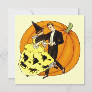 Invitation Couple d'Halloween