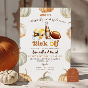 Invitation Couple Douche citrouille Couple