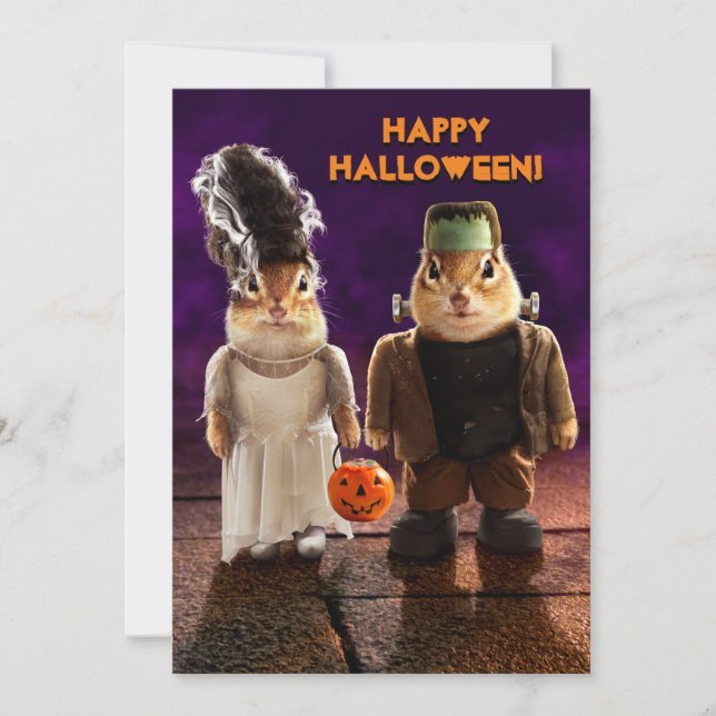 Invitation Couple gothique (Devant)