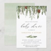 Couples d'hiver baby shower neutre