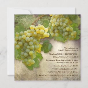 Invitation Couples Shower Vineyard Automne Mariage d'automne