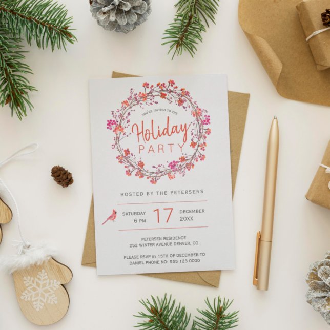 Invitation Courbe de Noël Fête de Noël (Créateur téléchargé)