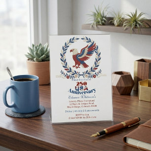 Invitation Couronne de fierté pour le 250e anniversaire des É