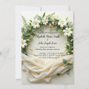 Invitation Couronne de mariée Lily