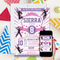 Cours à obstacles pour l'anniversaire des filles N