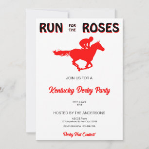 Invitation Course à l'invitation du Kentucky Derby Rose