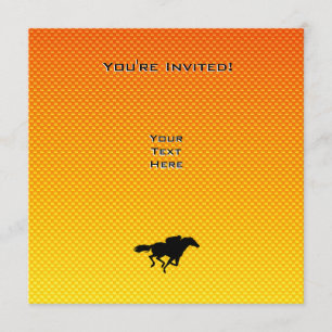 Invitation Course de chevaux