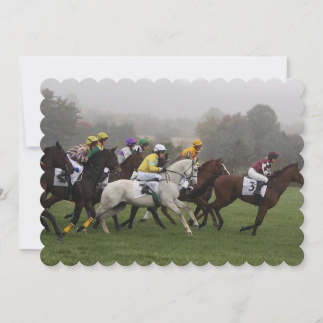 Invitation Course hippique (Devant)