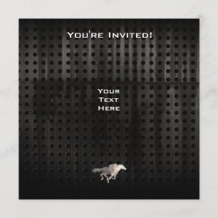 Invitation Course hippique sauvage