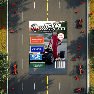 Invitation Course Speed Magazine Couverture Anniversaire