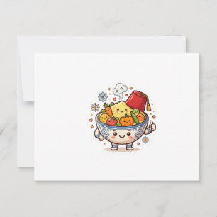 Invitation Couscous marocain Kawaii - Nourriture traditionnel