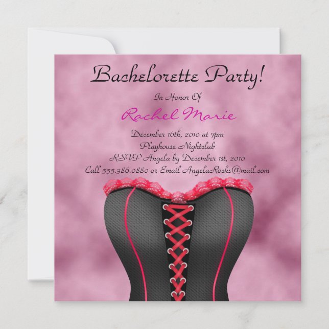 Invitation Coute Bachelorette (Devant)