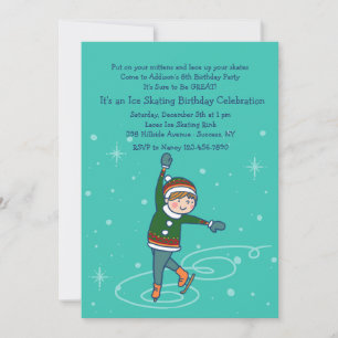 Invitation Coute Ice Skater