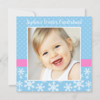 Couteaux de neige mignons Hiver Onederland Photo A