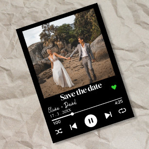 Invitation Couverture d'album Photo Music Player Chanson Enre