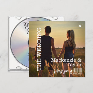 Invitation Couverture de CD Mariage