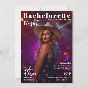 Invitation Couverture du magazine Country Bachelorette