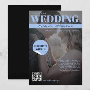 Invitation Couverture du magazine Tendance Dark Photo