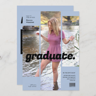 Invitation Couverture Magazine simple et moderne