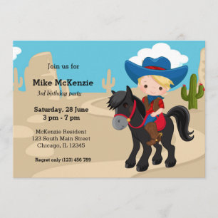 Invitation Cowboy