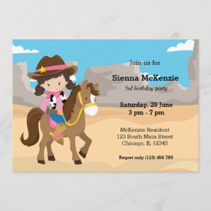Invitation Cowgirl