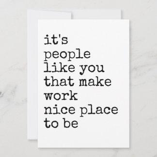 Invitation Coworker Appreciation Minimalist Thank You